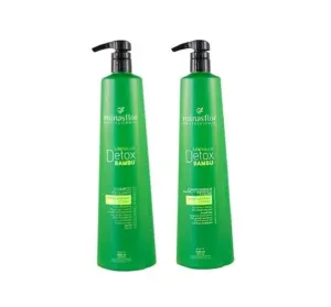 Bamboo Detox Oily Hair Growth Multifunctional Treatment Kit 2x1 - Minas Flor