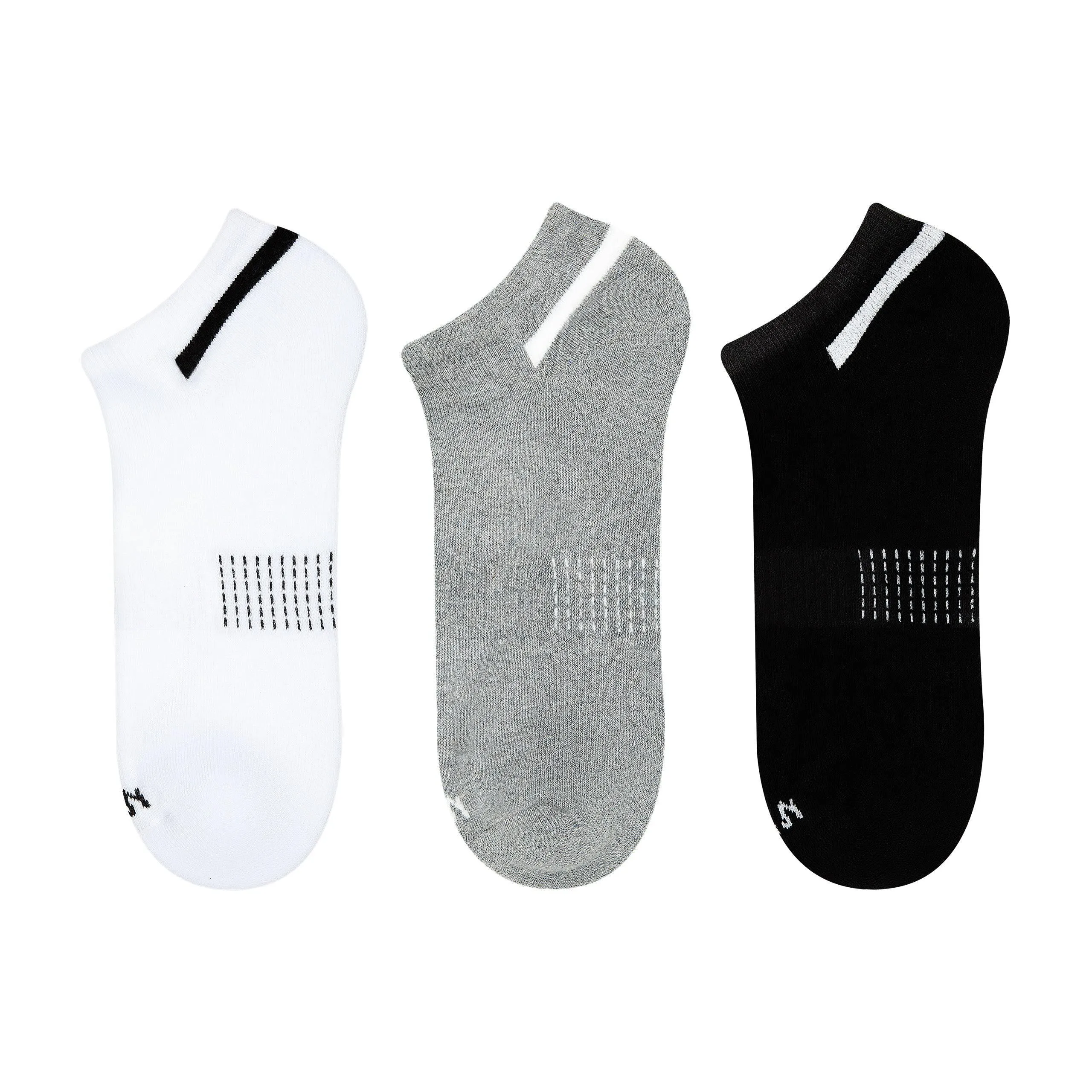 Bamboo Trainer Socks, Ankle Height, Anti Blister, Sport Socks for Cycling, Running & Gym