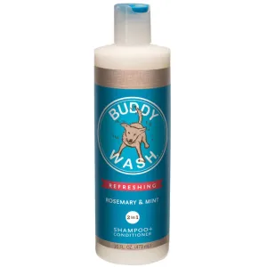 Buddy Wash Rosemary & Mint 2-in-1 Shampoo & Conditioner 16 oz.