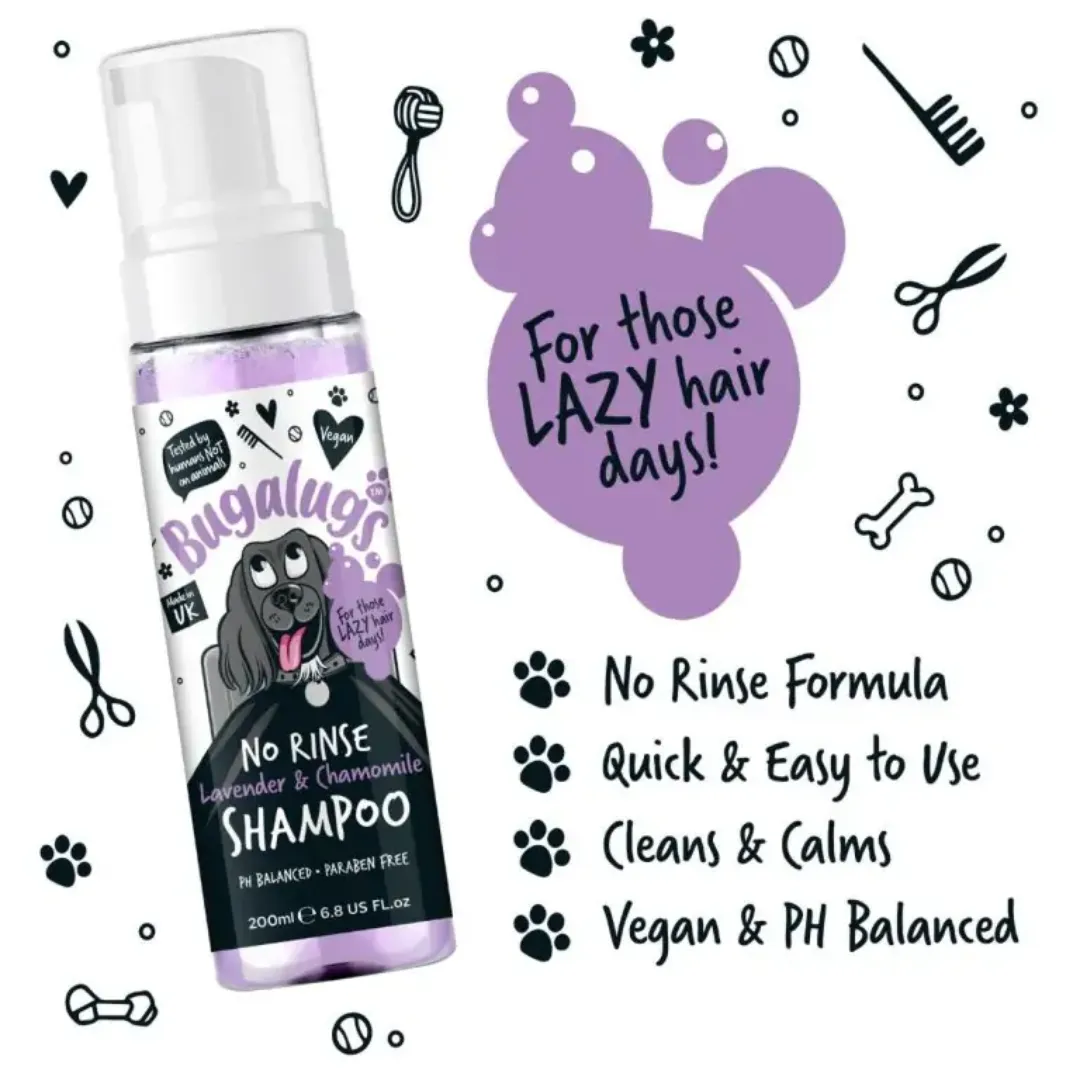 Bugalugs No Rinse Lavender & Chamomile Shampoo