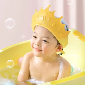 Children's Silicone Eye and Ear Protection Shampoo Cap, HG0025