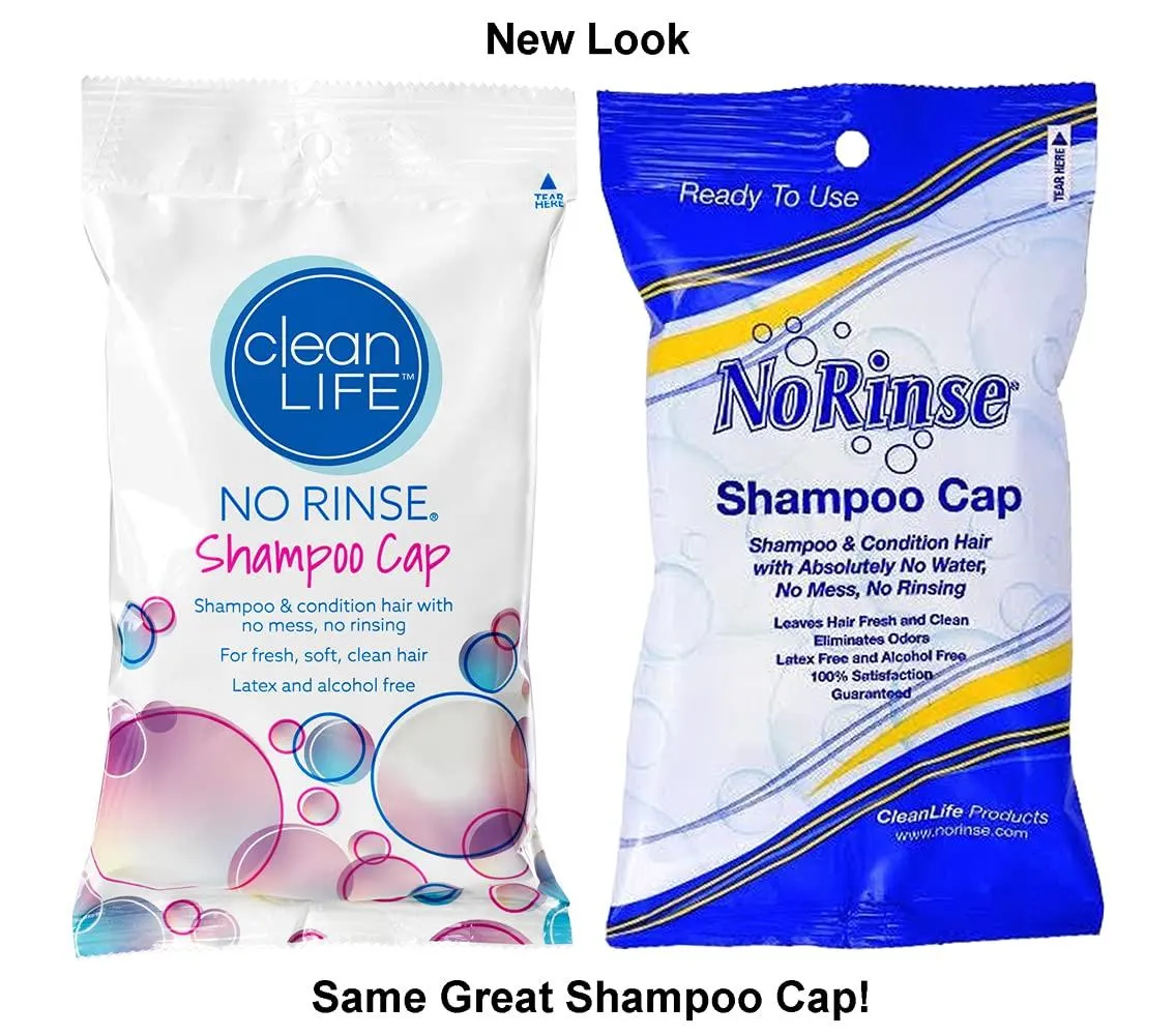 cleanLIFE No-Rinse® Shampoo Cap, Latex-free, Alcohol-free