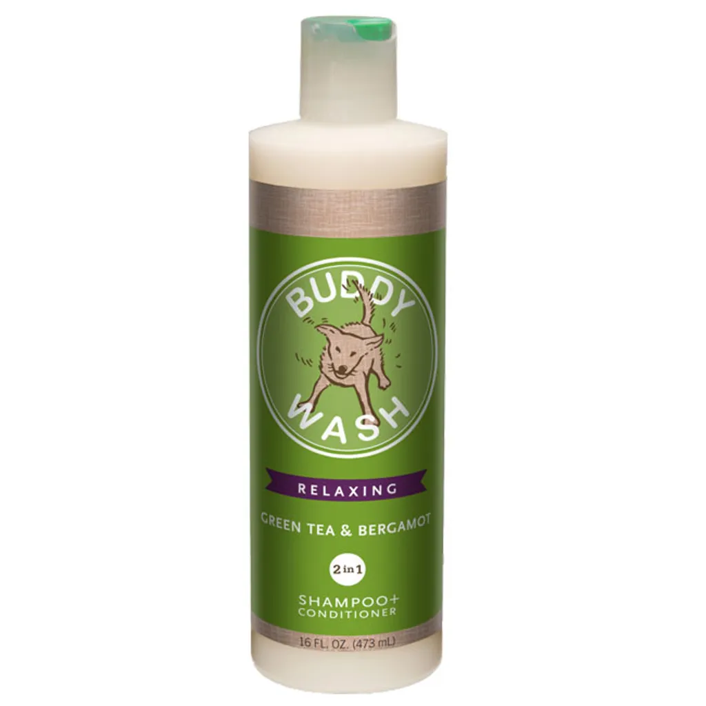 Cloud Star Buddy Wash Relaxing Green Tea & Bergamot Dog Shampoo & Conditioner 16 oz