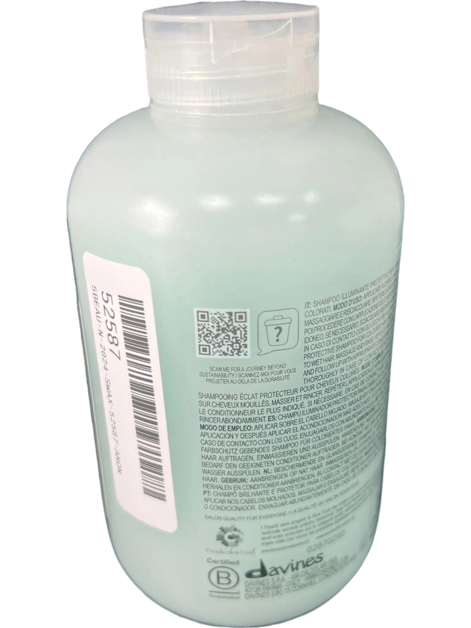 Davines MINU Shampoo Protective Shampoo for Colour-treated Hair 250 ml