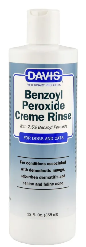 Davis Benzoyl Peroxide Creme Rinse