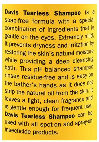 Davis Tearless Shampoo for Dogs and Cats