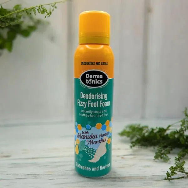 Deodorising Fizzy Foot Foam - Natural Care