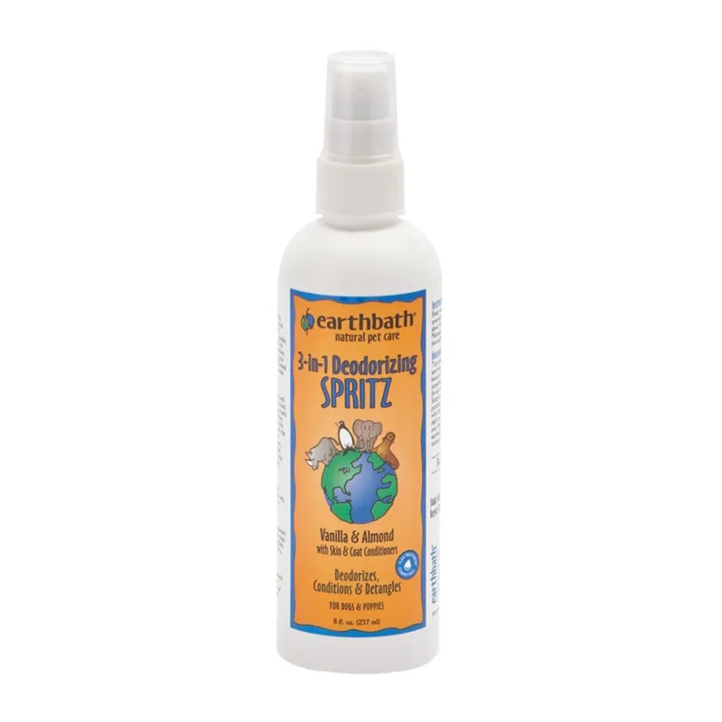 Dog Spritz Earthbath 3-in-1 Deodorizing - Vanilla & Almond 237ml