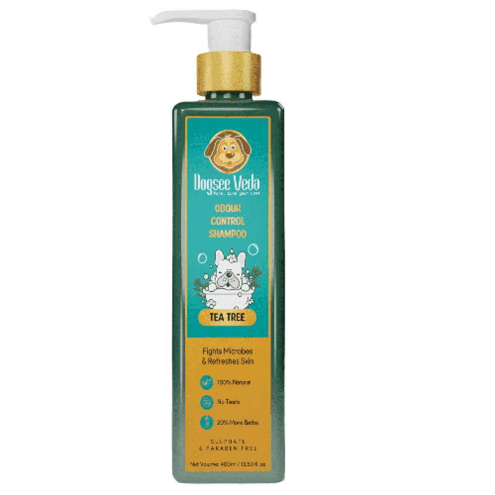 Dogsee Veda Odour Control Tea Tree Shampoo for Dogs (400ml)