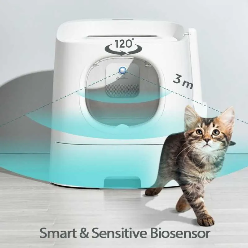 DownyPaws Smart Cat Litter Box Deodorizer & Pet Odor Purifier