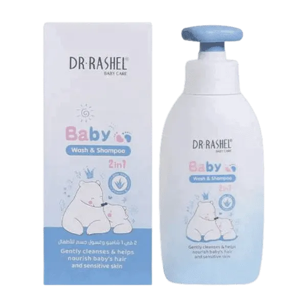 DR.RASHEL BABY WASH & SHAMPOO 2IN1 ALOE VERA 300ML