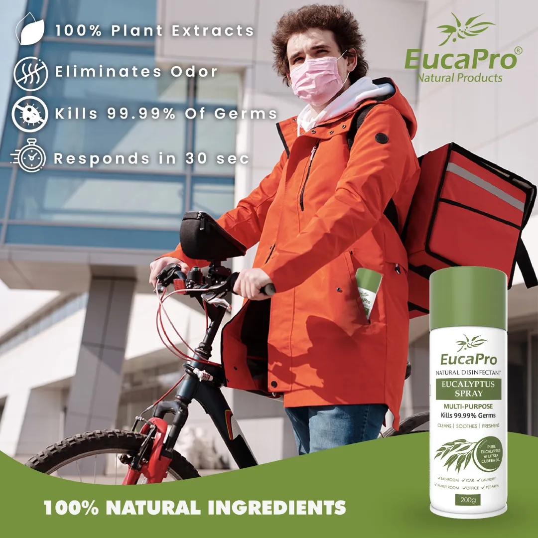 Eucapro Natural Disinfectant Eucalyptus Spray 200g