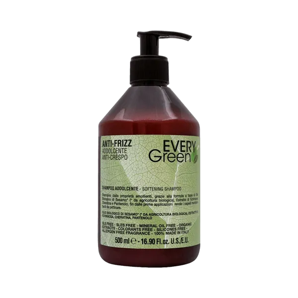 EVERY GREEN ANTI-FRIZZ SOFTENING SHAMPOO 500ML