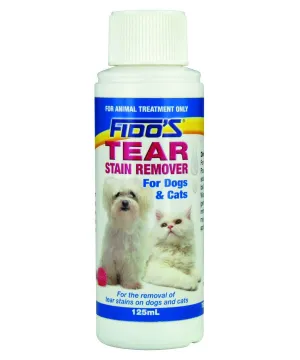 Fido's Tear Stain Remover For Cats Dogs 125ml