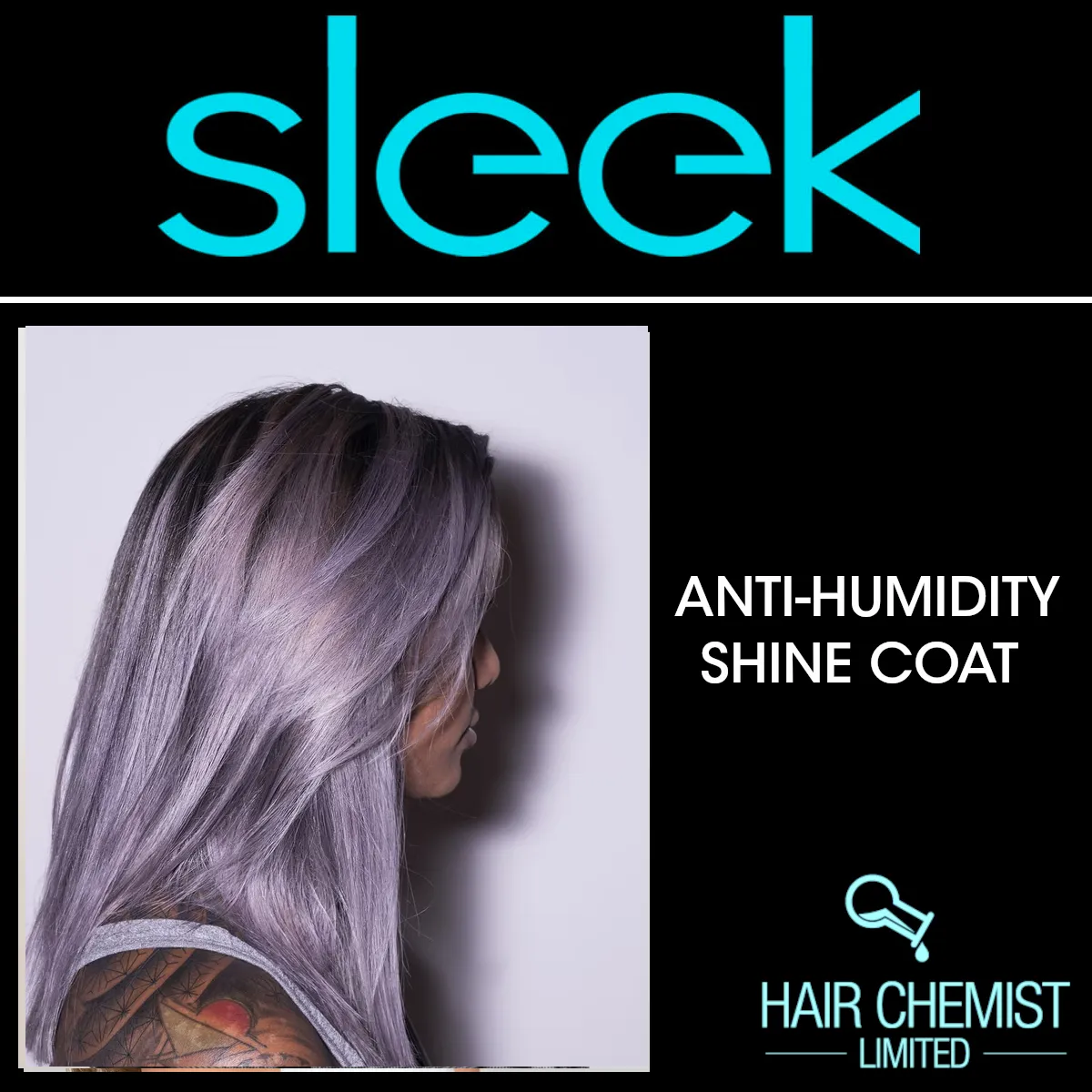 Hair Chemist SLEEK Anti Humidity Shine Coat 8 oz. (Pack of 2)