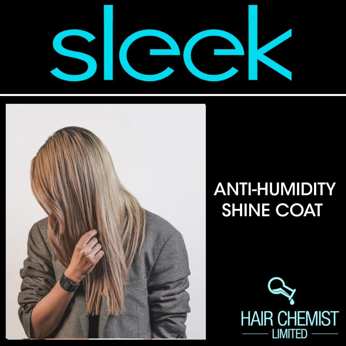 Hair Chemist SLEEK Anti Humidity Shine Coat 8 oz. (Pack of 2)