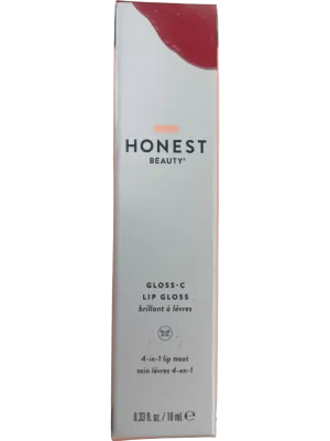 Honest Beauty Lip Gloss Poppy Topaz High Gloss Plant Extracts Vegan