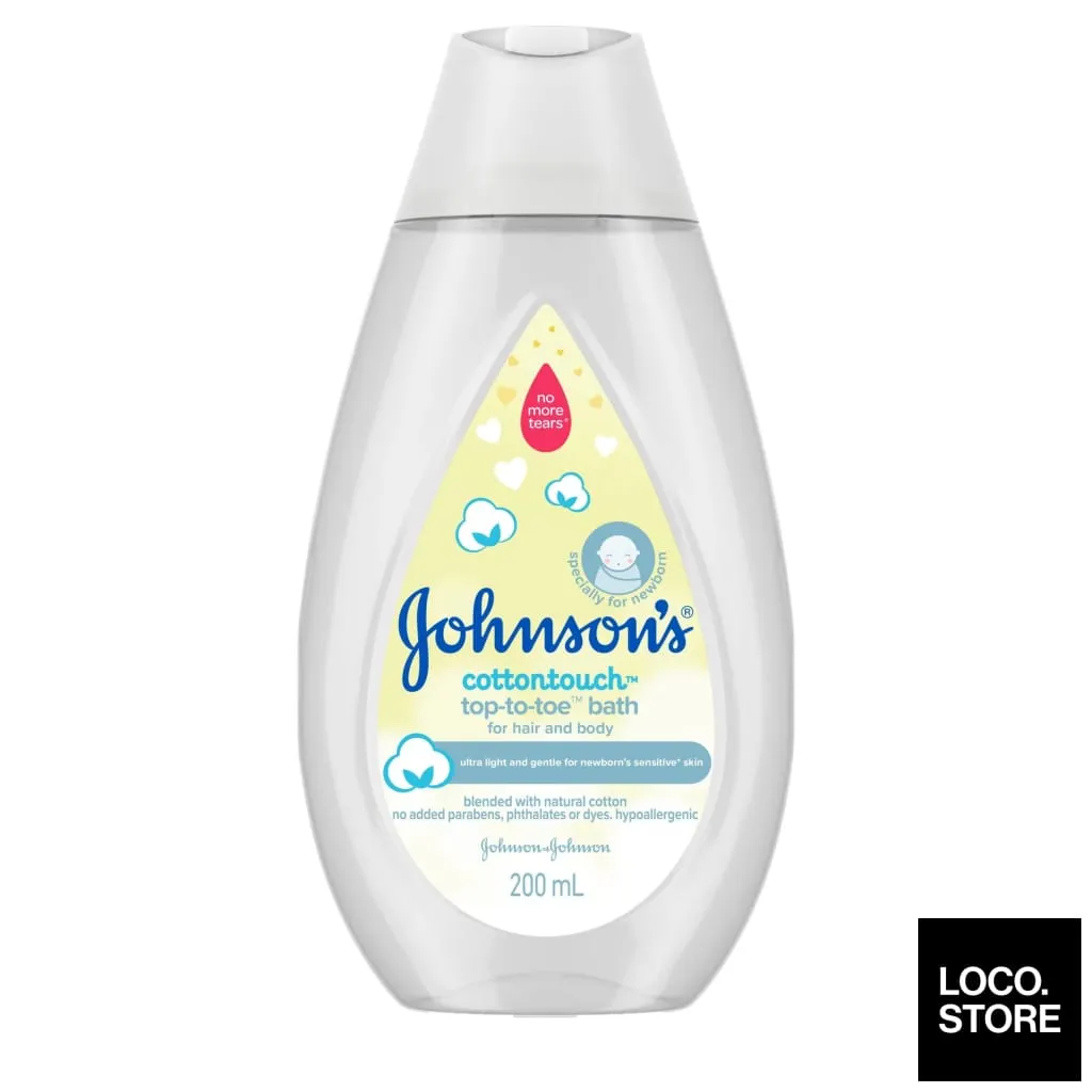 Cottontouch Top To Toe Bath Johnsons 200ml - Gentle Baby Wash