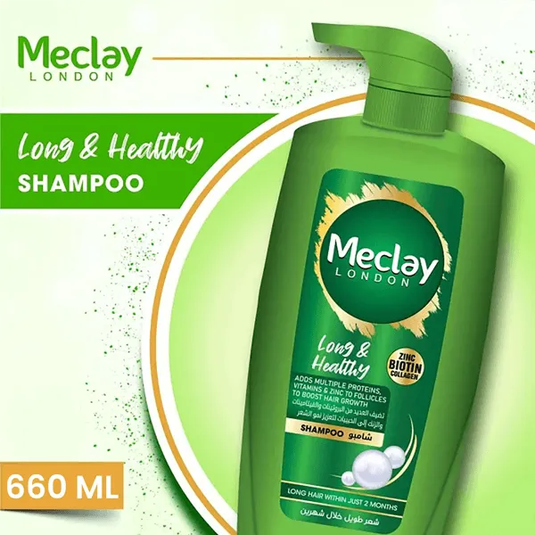 Meclay London Long And Healthy Shampoo 660ml