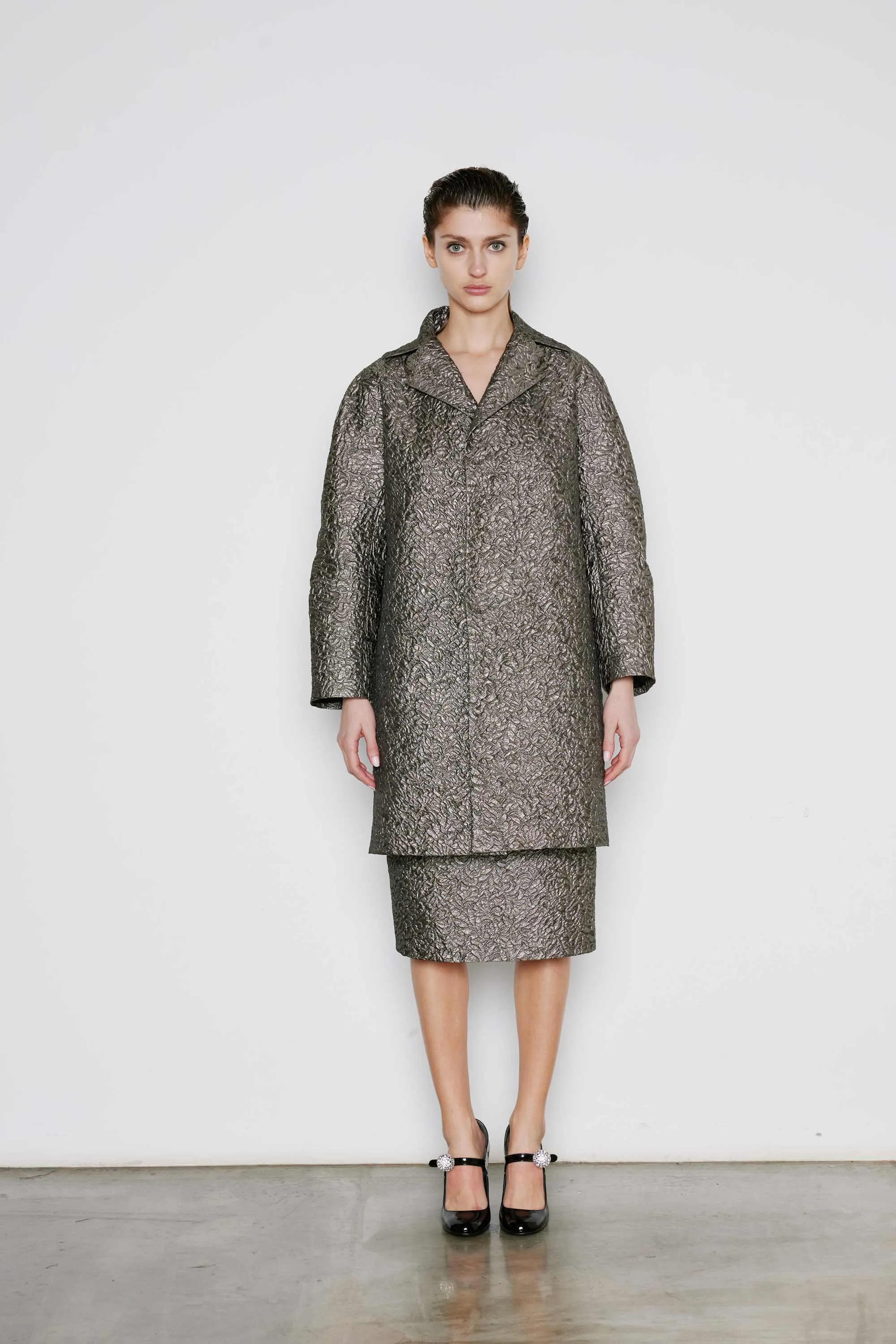 Metallic Sheen Coat