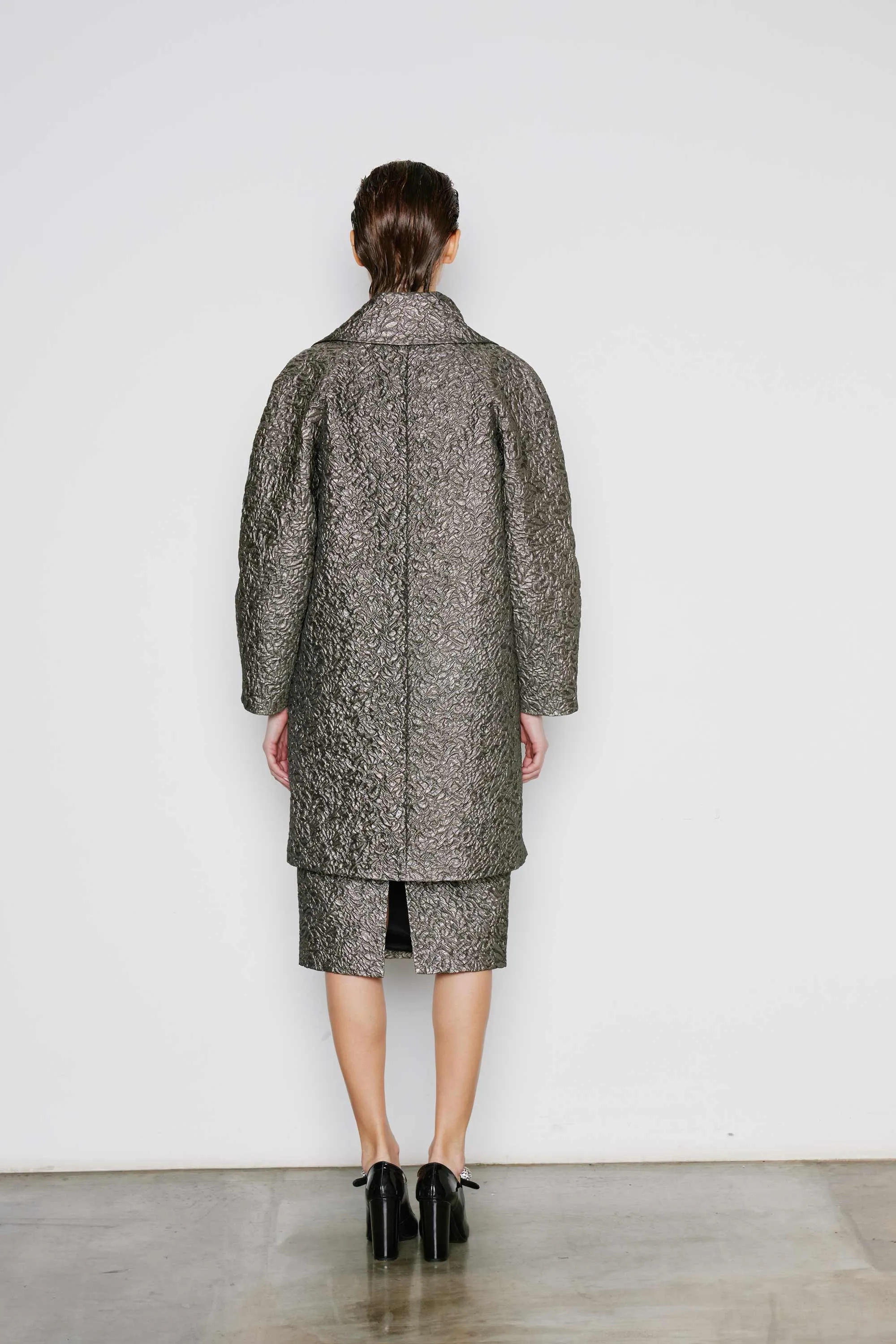 Metallic Sheen Coat