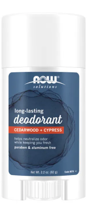 Now Solutions Long Lasting Deodorant Cedarwood   Cypress 2.2oz