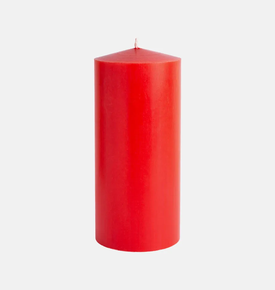 Orange Pomander Pillar Candle