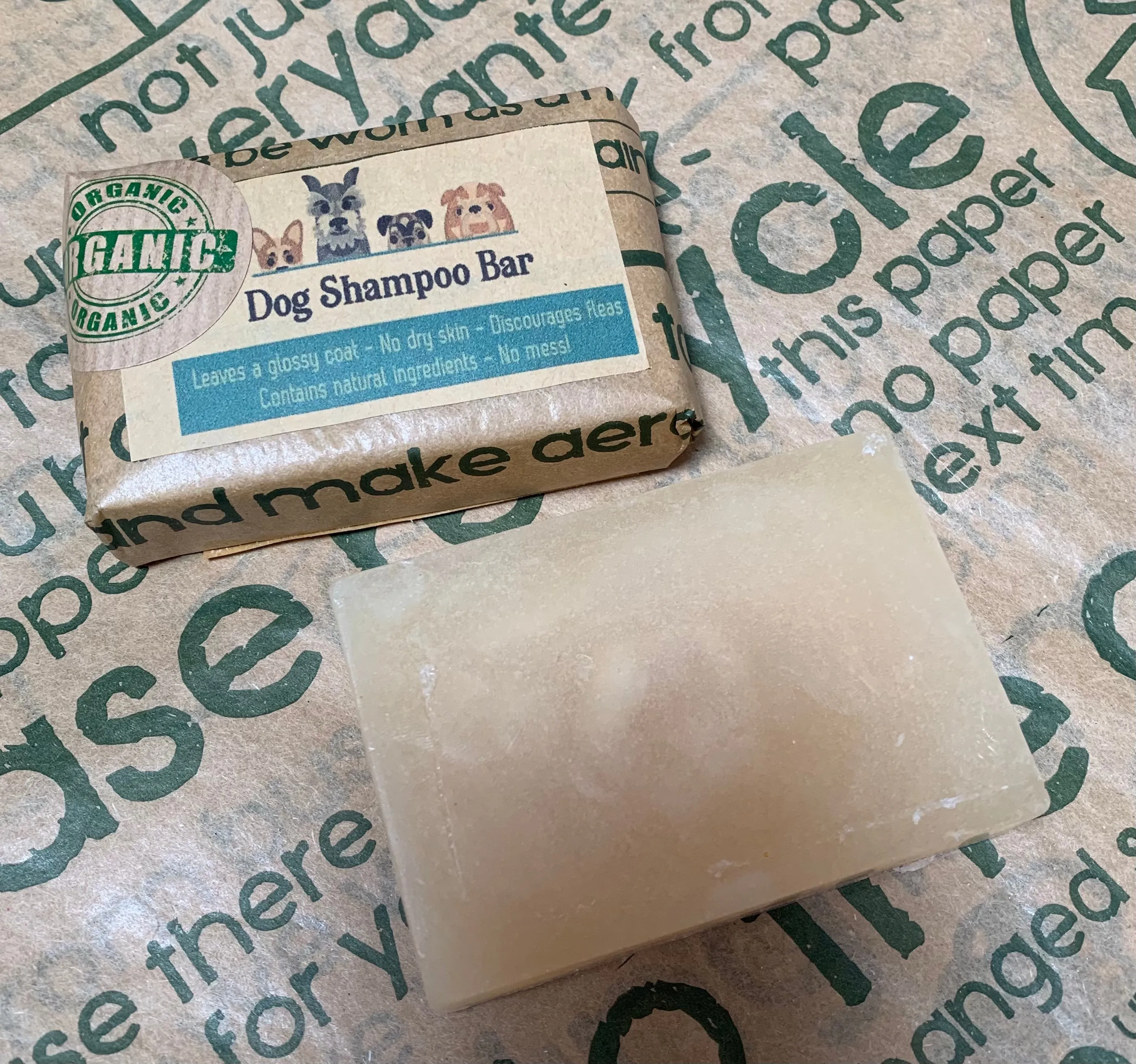 Organic Dog Shampoo Bar