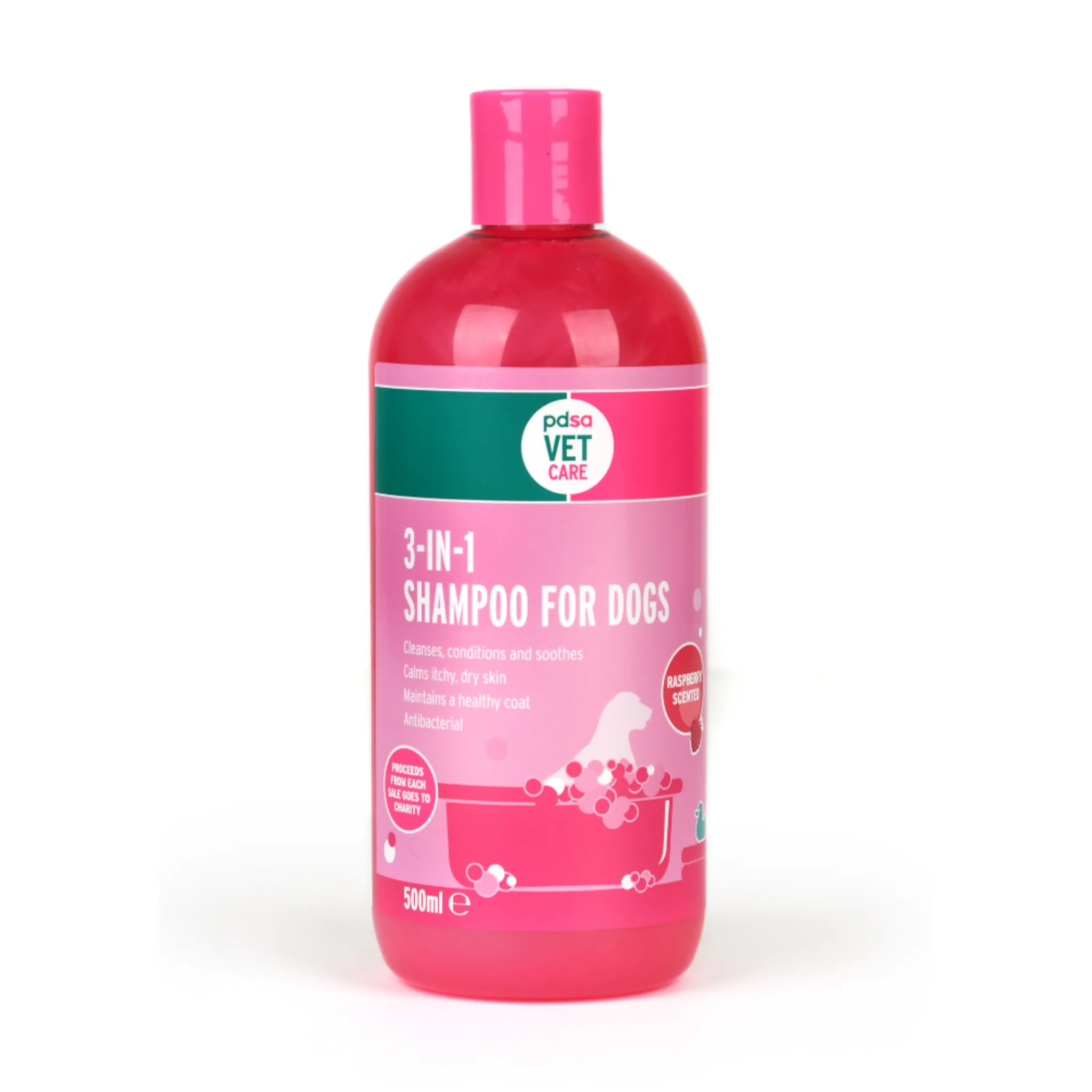 PDSA Vet Care | 3-in-1 Shampoo for Dogs 500ml