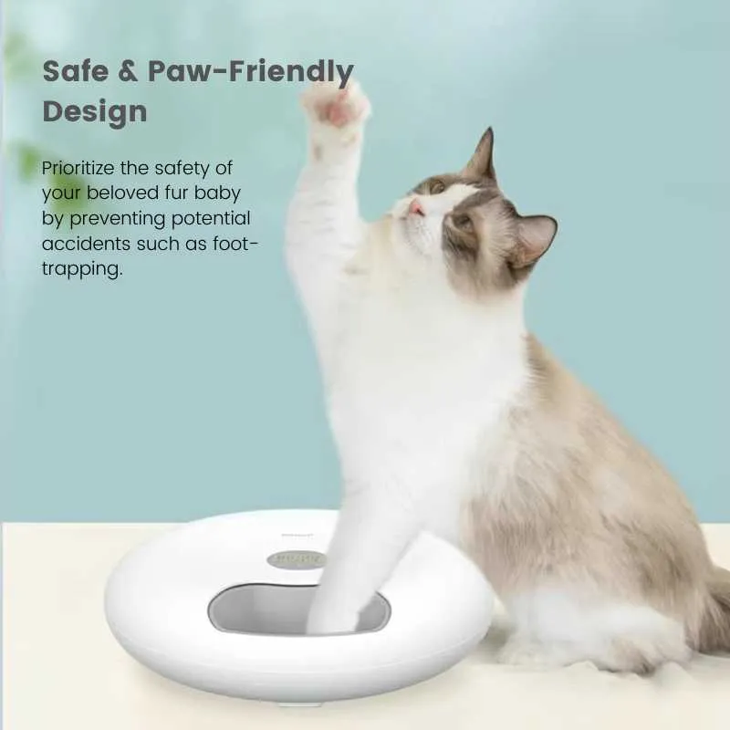 Petwant Cordless Pet Feeder with Scheduler For Wet & Dry Food