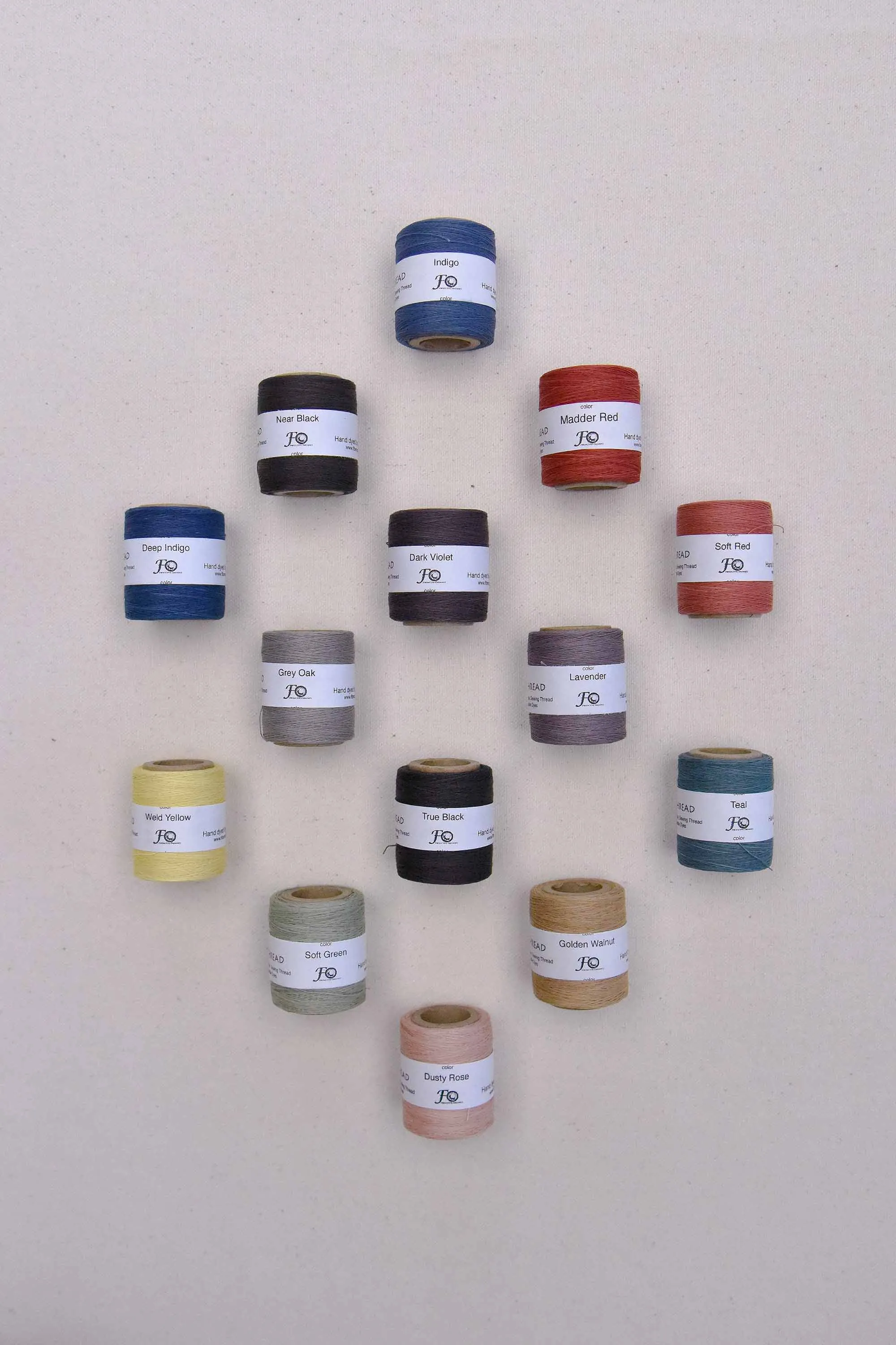 Plant-dyed Organic Sewing Thread