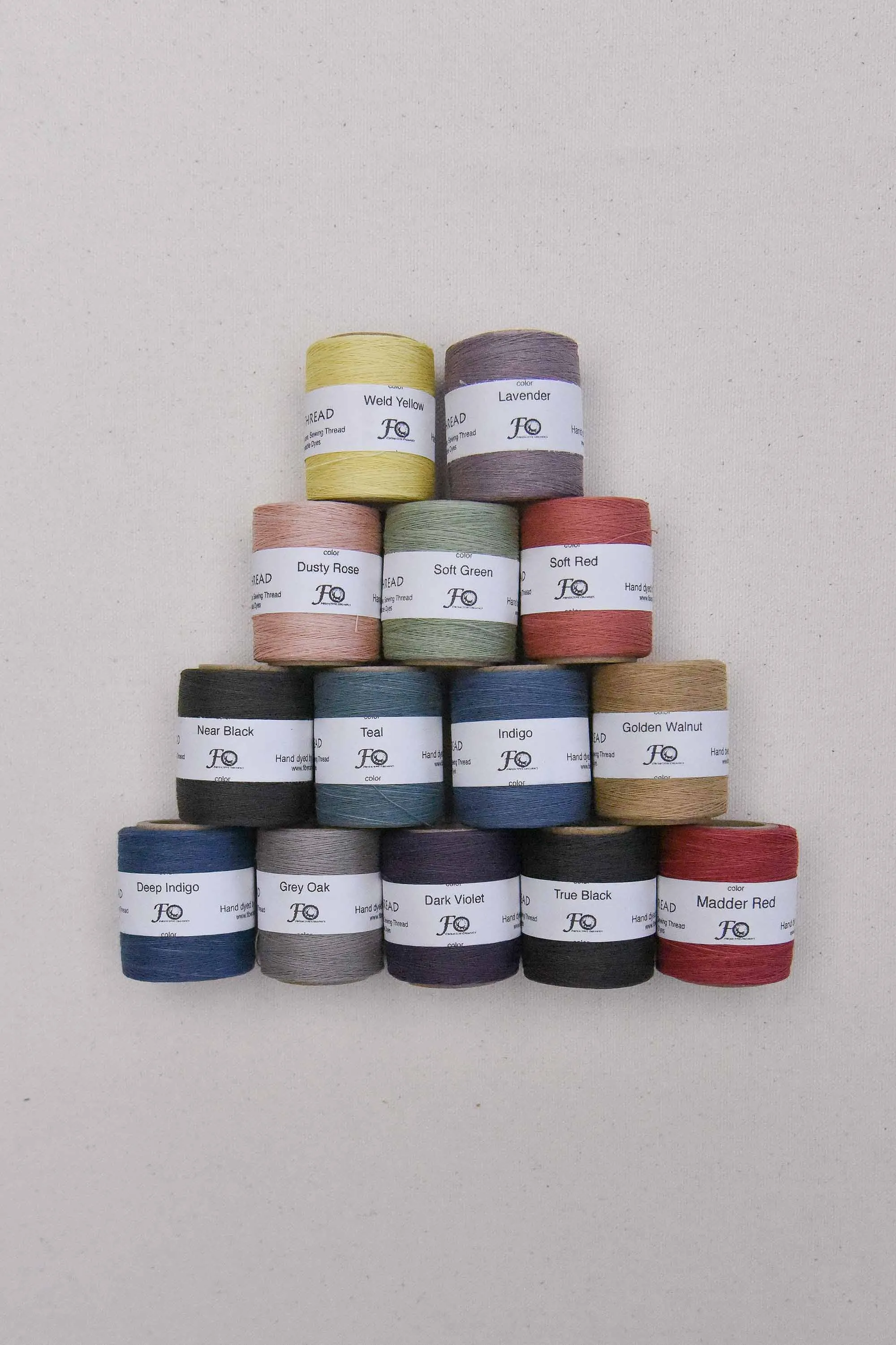 Plant-dyed Organic Sewing Thread