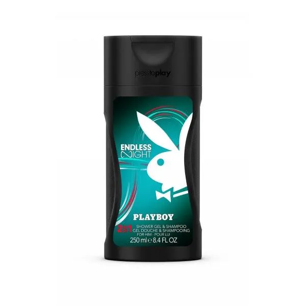 PLAY BOY ENDLESS NIGHT GEL& SHAMPOO 250ML