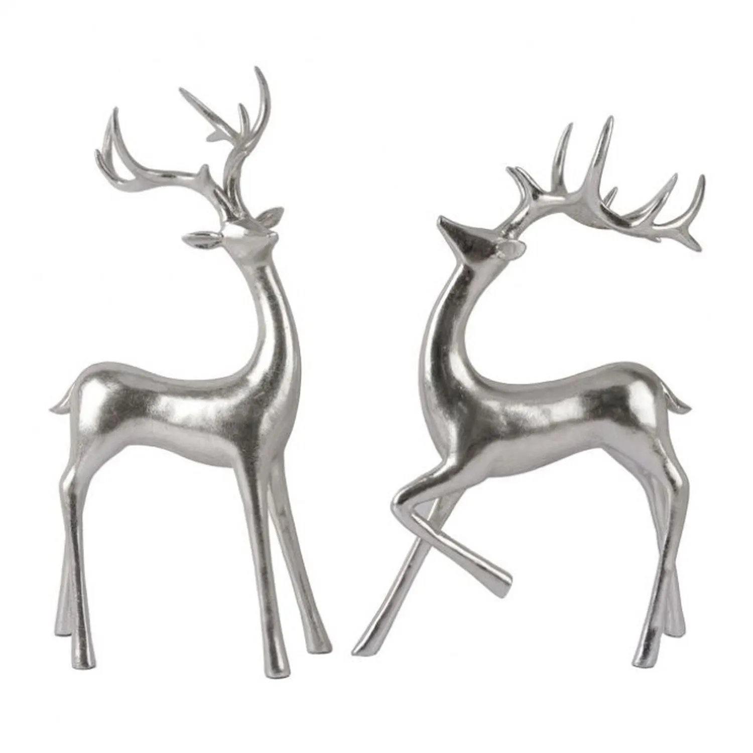 Regency International 17" Resin Sleek Modern Deer, Set of 2, Assortment