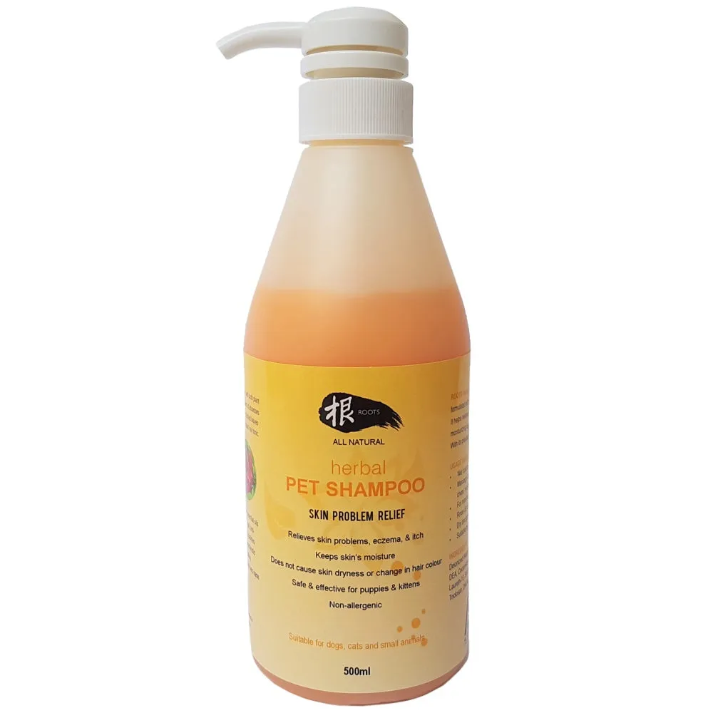 Roots All Natural GEN Herbal Skin Problem Relief Pet Shampoo