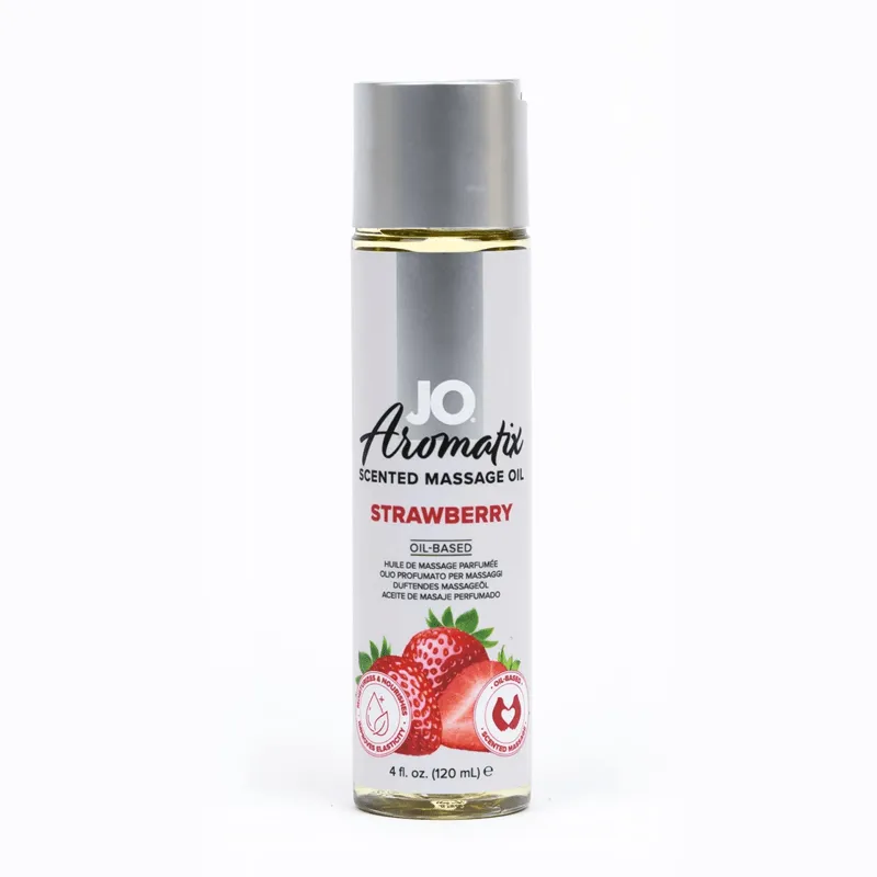 System JO Aromatix Strawberry Scented Massage Oil