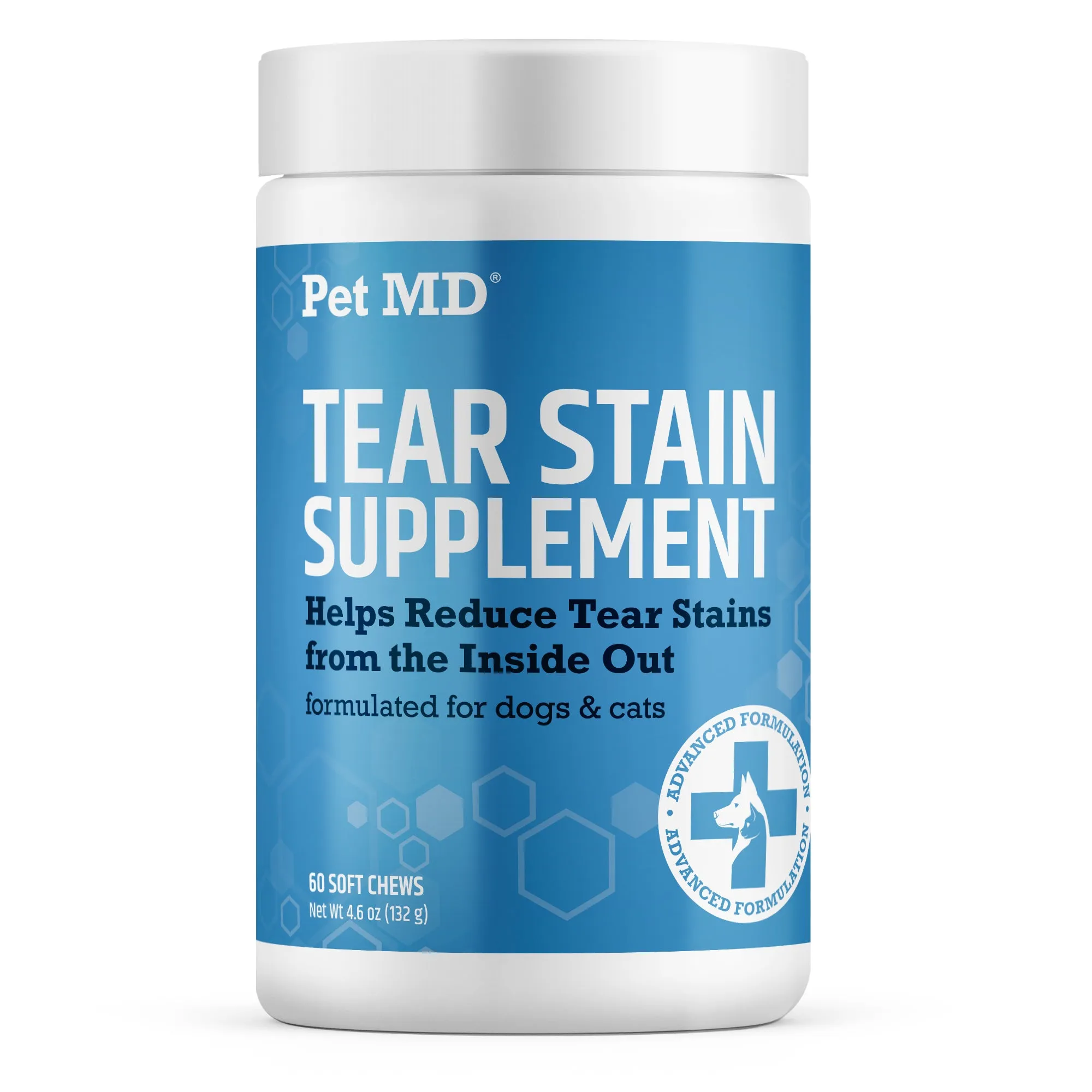 Tear Stain Remover for Dogs & Cats - 60 Count