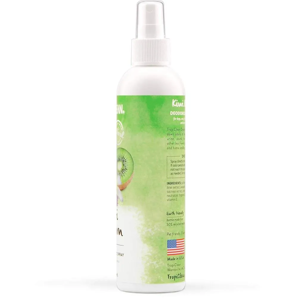 TropiClean Kiwi Blossom Deodorizing Spray for Pets