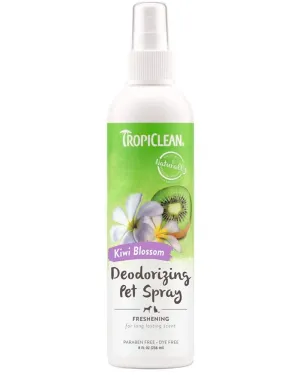 TropiClean Kiwi Blossom Deodorizing Spray for Pets